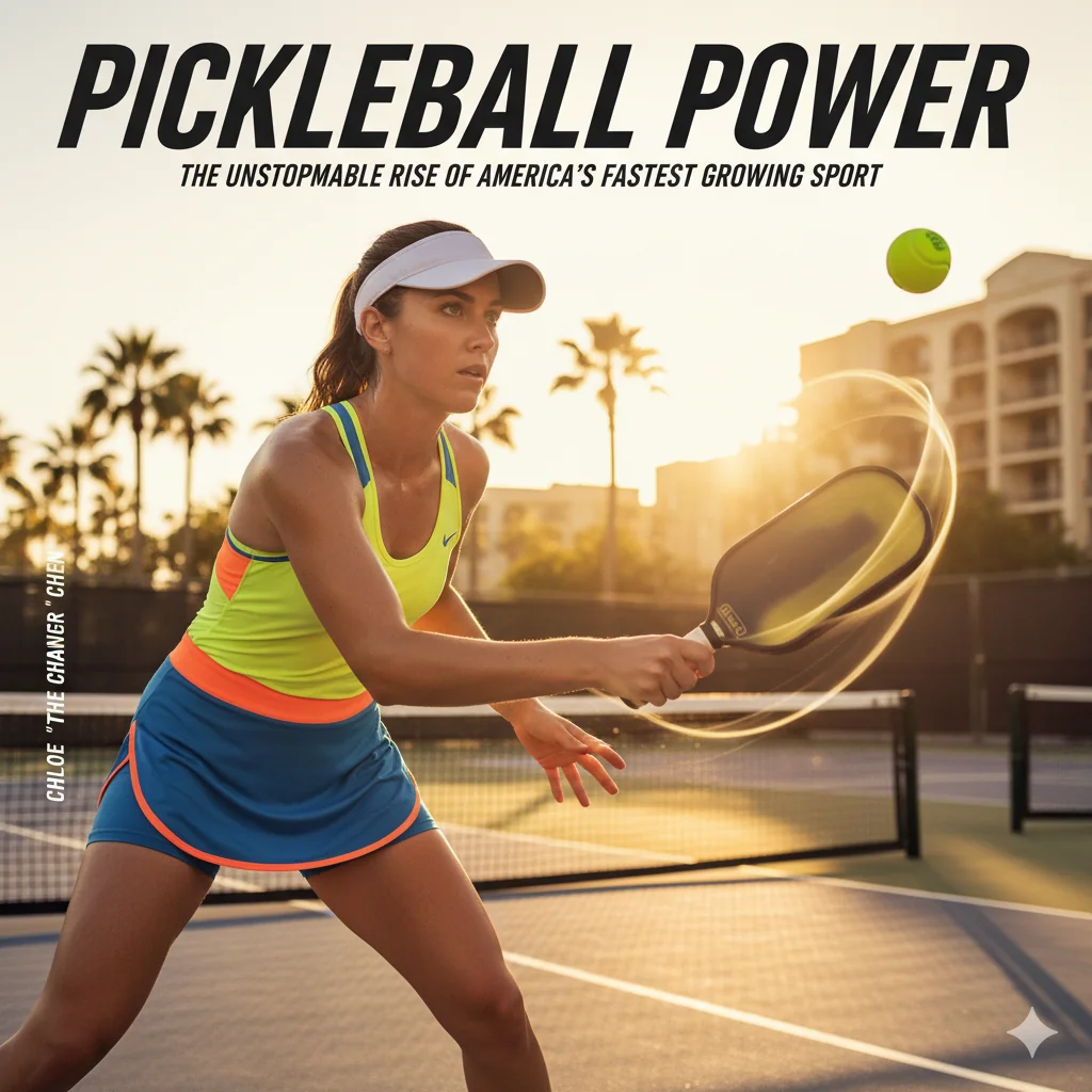 A pickleball player demonstrates a legal underhand serve, illustrating what are the 5 serving rules in pickleball.